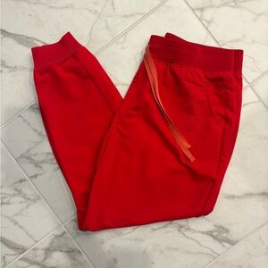 FIGS Pop Red Women Jogger Pants
